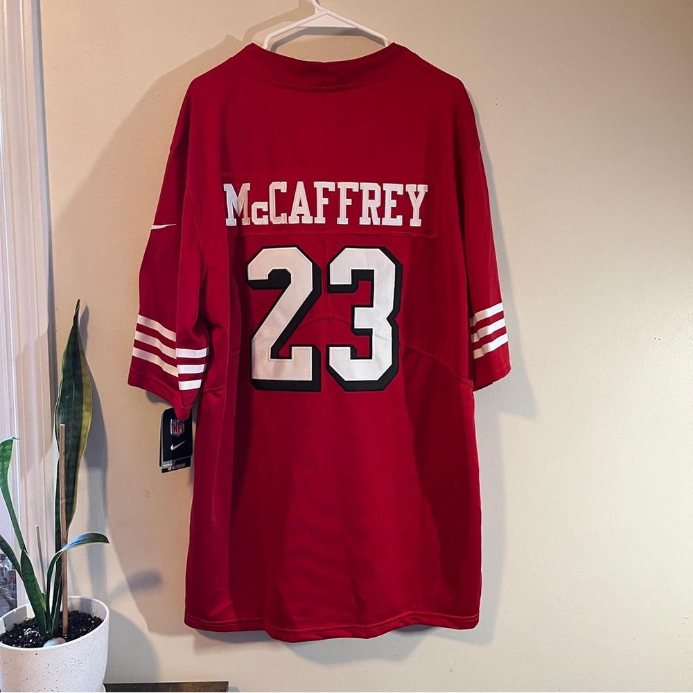NWT San Francisco 49ers Christian McCaffrey Jersey, Men’s XL